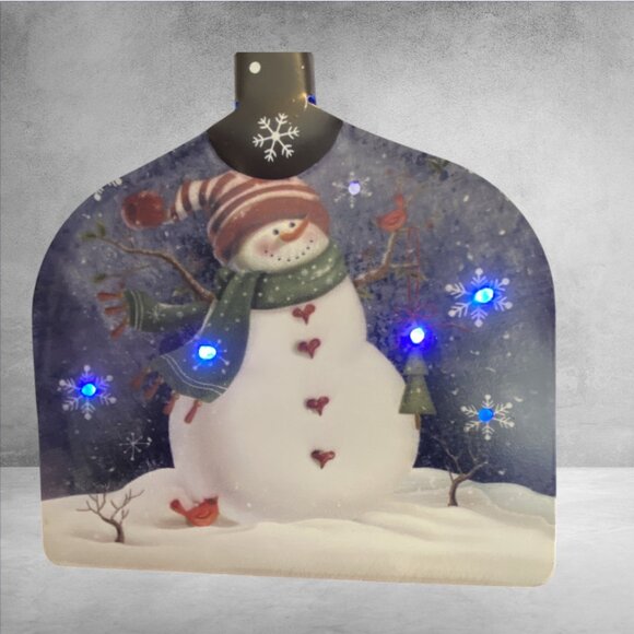 Christmas Decor -- Shovel, Color Changing LED Lites, Snowman, Stars, Battery Op - Picture 3 of 10
